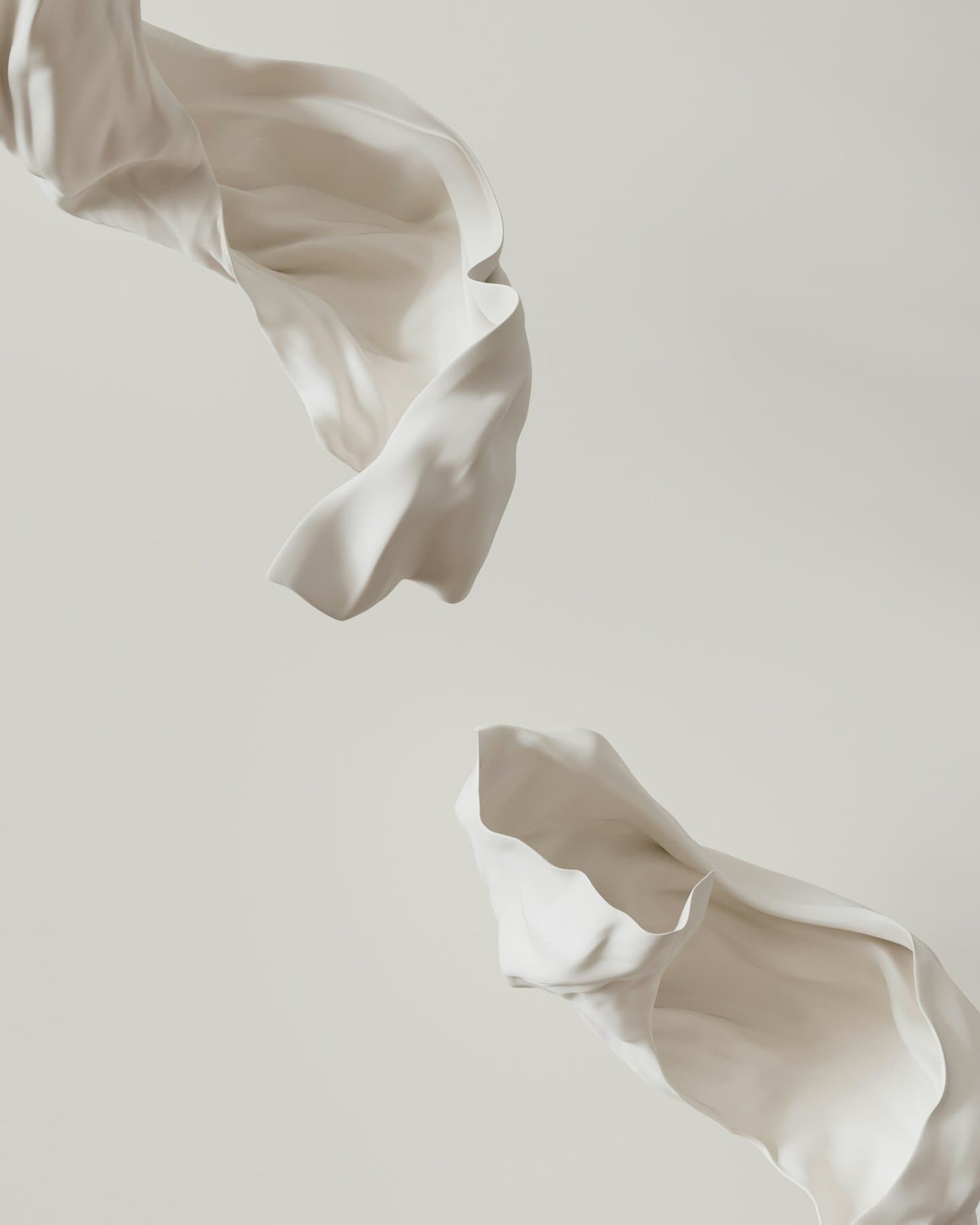 Flowing soft fabric drape